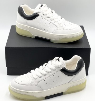 Amiri White Black Stadium Low Sneakers