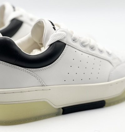 Amiri White Black Stadium Low Sneakers