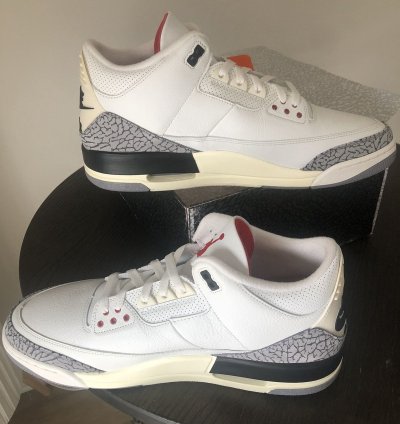 Air Jordan 3 White Cement - Reimagined