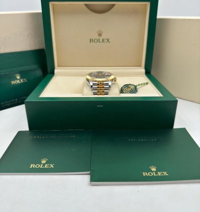 Rolex Sky-dweller Black Dial Two Tone Jubilee Bracelet 336933 Unworn 2024