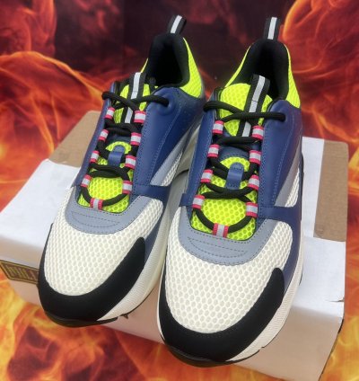 B22 Sneaker Blue Beige Sz- 13m 46eu