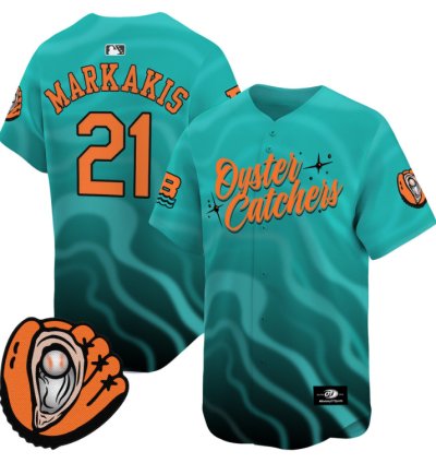 Nick Markakis Jersey 21 Chesapeake Baysox Oyster Catchers Vapor Premier Limited Stitched