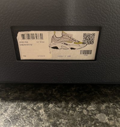 B22 Sneaker White Yellow