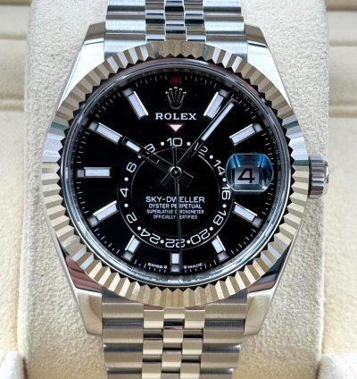 Rolex Sky-dweller Black Jubilee Bracelet 336934 Unworn 2024