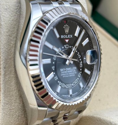 Rolex Sky-dweller Black Jubilee Bracelet 336934 Unworn 2024