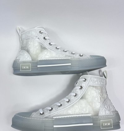 B23 3d Oblique Transparent High Top Sneakers