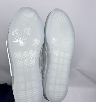 B23 3d Oblique Transparent High Top Sneakers