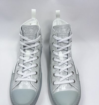 B23 3d Oblique Transparent High Top Sneakers