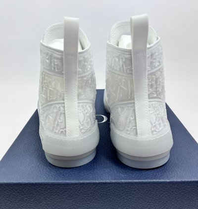B23 3d Oblique Transparent High Top Sneakers