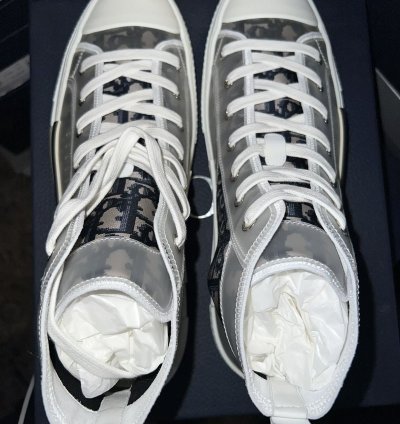B23 Dior Mens High Top Chuck