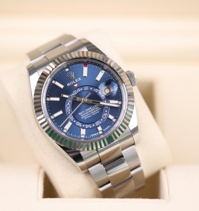 Rolex Sky-dweller Blau Oyster - Lc100 - 03 2025 - Neu Ungetragen - Fullset