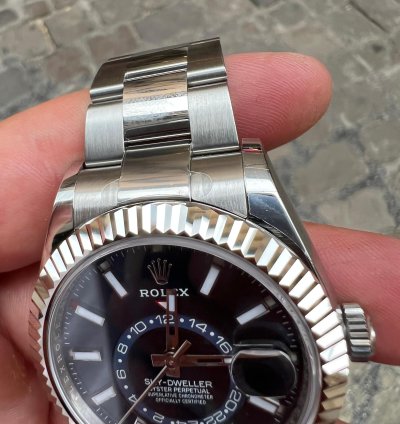 Rolex Sky-dweller Blu Blue New Nuovo Full Set Plastic Plastiche Stikers