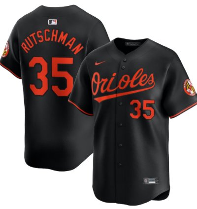 Adley Rutschman 35 Baltimore Orioles Alternate Limited Player Men Jersey - Black