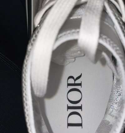 B23 High-top Sneaker White Dior Oblique Trasparenc Canvas