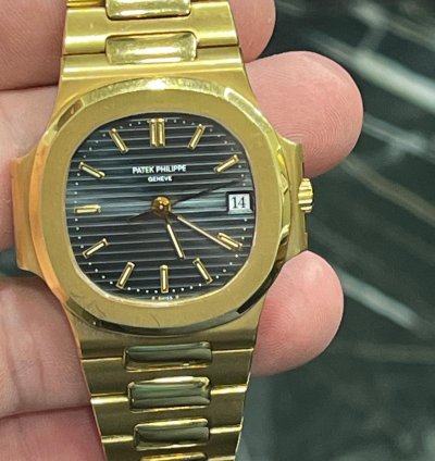 Patek Philippe 3800-rare Blue Dial-automatic-never Polish