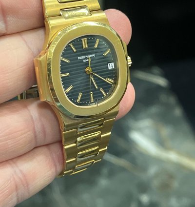 Patek Philippe 3800-rare Blue Dial-automatic-never Polish