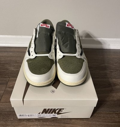 Air Jordan Retro 1 Low Og Sp Travis Scott Medium Olive