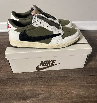 Air Jordan Retro 1 Low Og Sp Travis Scott Medium Olive