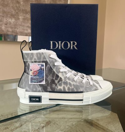 B23 Htbembroidered Leopard Sneakers In Multicolor