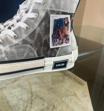 B23 Htbembroidered Leopard Sneakers In Multicolor