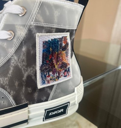 B23 Htbembroidered Leopard Sneakers In Multicolor