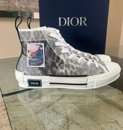 B23 Htbembroidered Leopard Sneakers In Multicolor