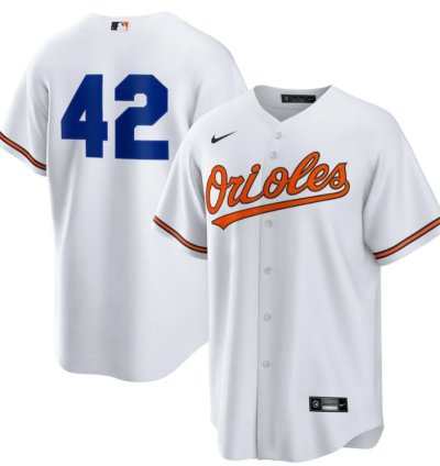 Baltimore Orioles Home 2025 Jackie Robinson Day Men Jersey - White