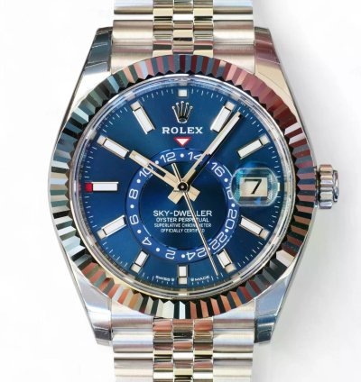 Rolex Sky-dweller Blue Dial 336934 Jubilee Bracelet