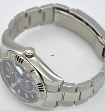 Rolex Sky-dweller Blue Dial Complete Set Stickers Off