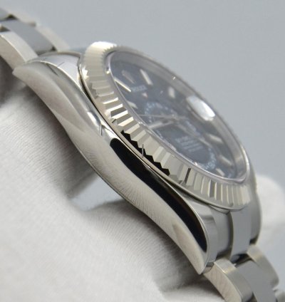 Rolex Sky-dweller Blue Dial Complete Set Stickers Off