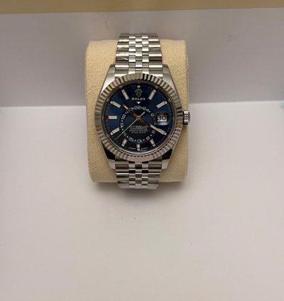 Rolex Sky-dweller Blue Dial Jubilee Bracelet