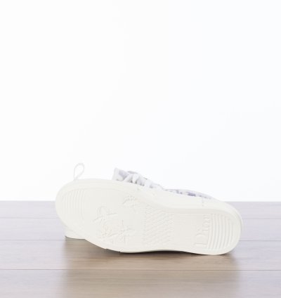 B23 Low-top Sneaker In Blue Red Dior Oblique