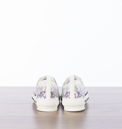 B23 Low-top Sneaker In Blue Red Dior Oblique