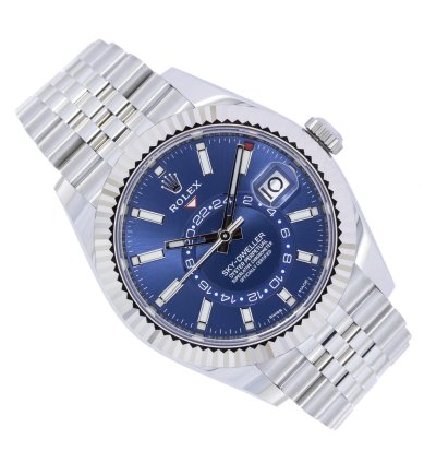 Rolex Sky-dweller Blue Dial Jubilee New Unworn Box And Papers 2022 326934