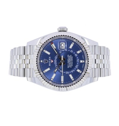 Rolex Sky-dweller Blue Dial Jubilee New Unworn Box And Papers 2022 326934