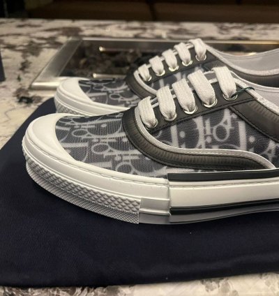 B23 Lt Half Oblique Sneakers In Black White
