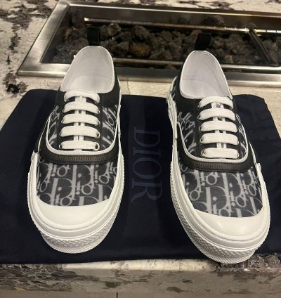 B23 Lt Half Oblique Sneakers In Black White