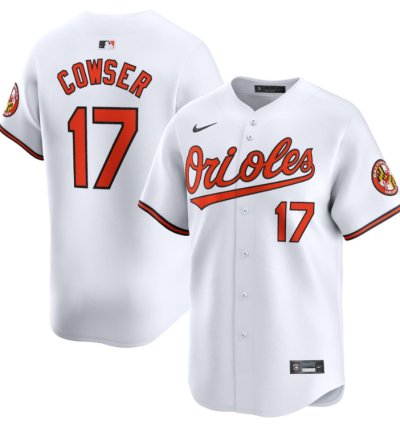 Colton Cowser 17 Baltimore Orioles Home Limited Men Jersey - White