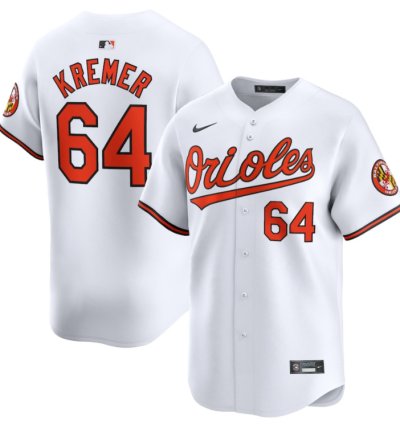 Dean Kremer 64 Baltimore Orioles Home Limited Men Jersey - White