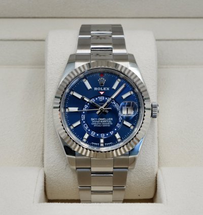 Rolex Sky-dweller Blue Dial Oyster Bracelet 33934 Full Set 2024