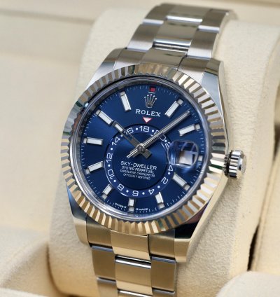 Rolex Sky-dweller Blue Dial Oyster Bracelet 33934 Full Set 2024
