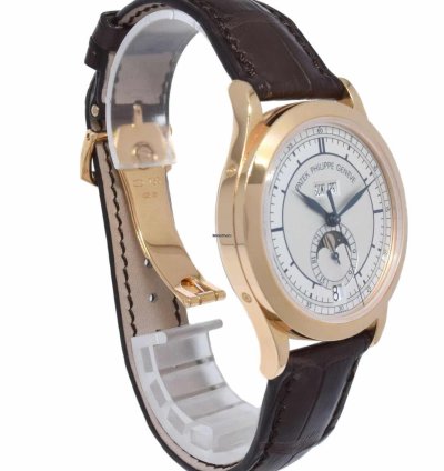 Patek Philippe Annual Calendar 18k Rg Silver Sector Dial Box Papers 5396r-001