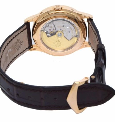 Patek Philippe Annual Calendar 18k Rg Silver Sector Dial Box Papers 5396r-001