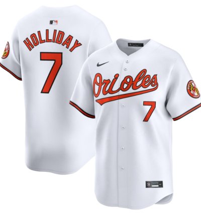 Jackson Holliday 7 Baltimore Orioles Home Limited Men Jersey - White