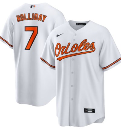 Jackson Holliday 7 Baltimore Orioles Home Men Player Jersey - White