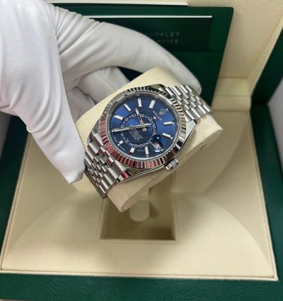 Rolex Sky-dweller Blue Index Dial Jubilee Bracelet 336934