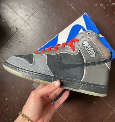 2007 Nike Dunk High Premium Sb Mf Doom Futura Heineken