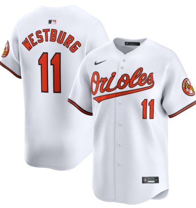 Jordan Westburg 11 Baltimore Orioles Home Limited Men Jersey - White