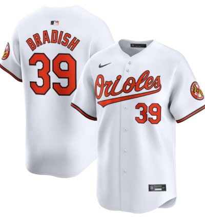 Kyle Bradish 39 Baltimore Orioles Home Limited Men Jersey - White
