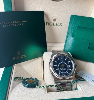 Rolex Sky-dweller Blue Oyster